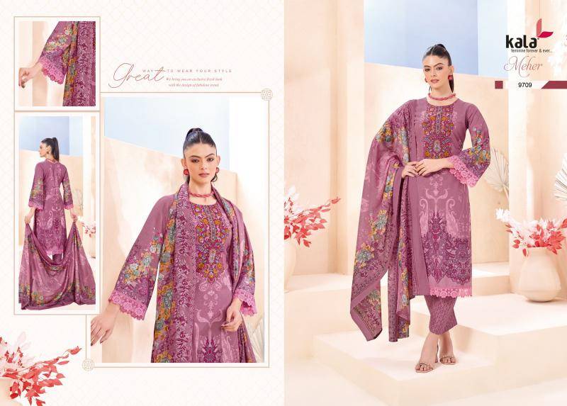 Kala meher vol-12 Dress material wholesalers in Bangalore